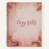 Carnet Spiral Notebook Cozy Notes" Autumn Vibes Deluxe Sp (Devant)