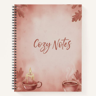 Carnet Spiral Notebook Cozy Notes" Autumn Vibes Deluxe Sp
