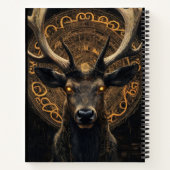 Carnet Spiral Notebook – Mystic Deer Guardian | Fantasy A (Dos)