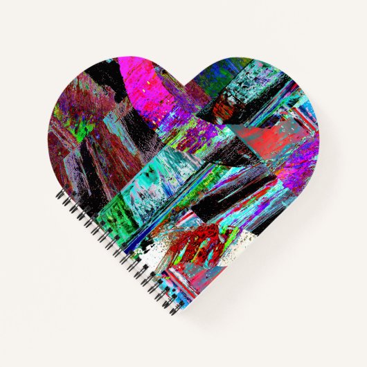 Carnet Spiral Notebook – Neon Pulse (Devant)