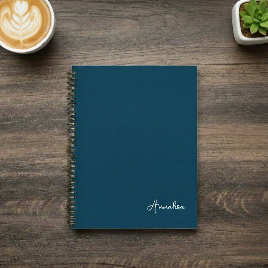 Carnet Spiral Notebook , Personalized Gift