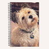 Carnet Spiral Notebook Waiting Terrier Dog (Recto)