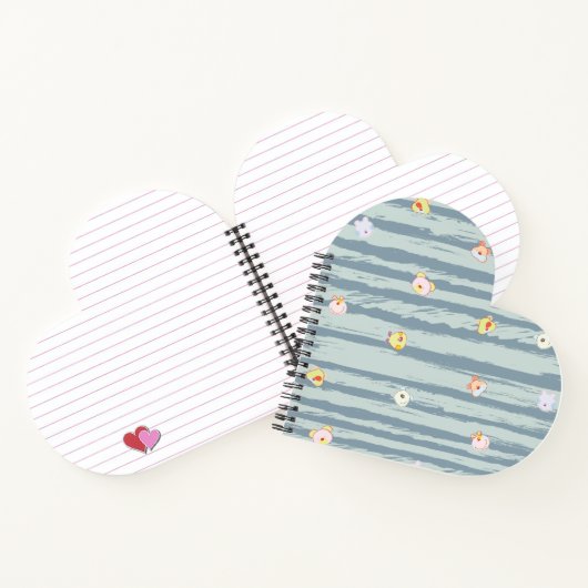 Carnet Spiral Notebook – Whimsy Faces (Intérieur)