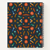 Carnet Spiral notebook with a Halloween-themed cover (Dos)