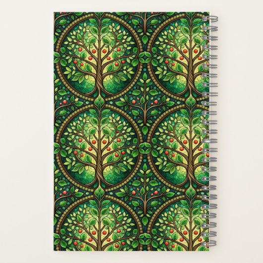 Carnet Spiral notebook with a vibrant design (Verso)