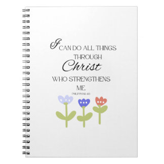 Carnet Spiral Notebook With Bible Verse