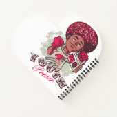 Carnet Spiral Notebook – YOUTH Power Afro & Boombox Urban (Dos)