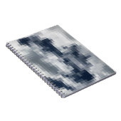 Carnet spiral nuageux pixé (Côté Droit)