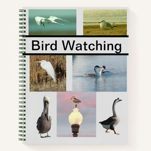 Carnet Spiral - Observation d'oiseaux (Devant)