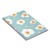 Carnet Spiral Oeufs Fraisés Cute (Côté Droit)