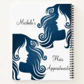 Carnet Spiral ongle à cheveux Rendez-vous Salon de (Dos)