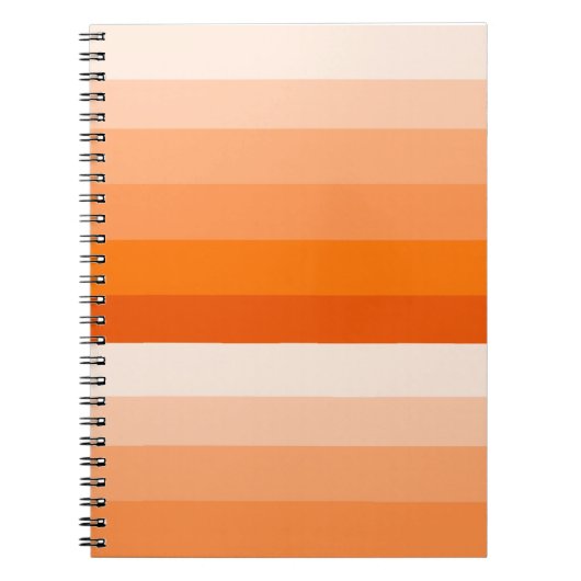 Carnet spiral orange (Devant)