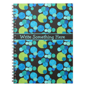 Carnet spiral ou Journal : Motif Blue Moons