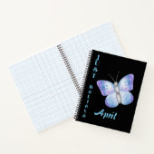 Carnet spiral papillon (Intérieur)