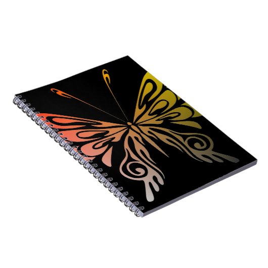 Carnet spiral papillon (Côté Droit)