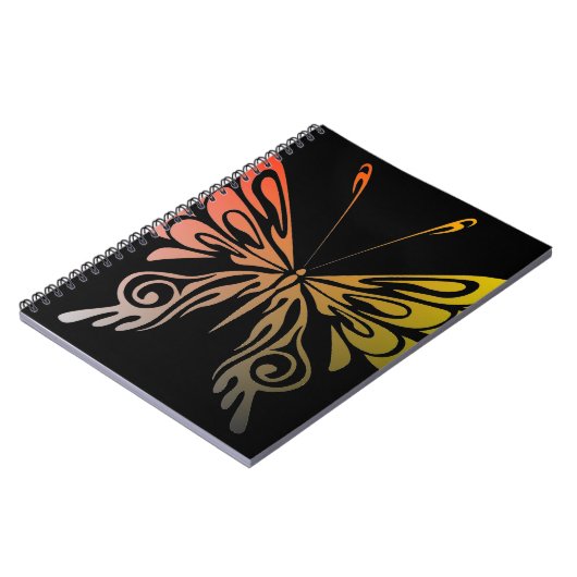Carnet spiral papillon (Côté gauche)
