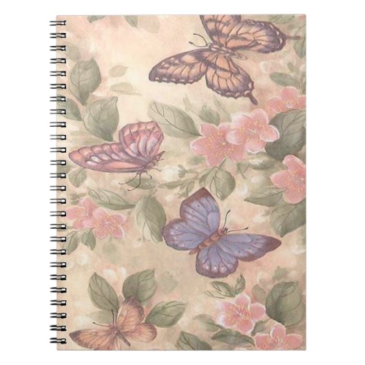 Carnet spiral papillon (Devant)