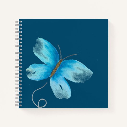 Carnet spiral papillon (Devant)