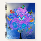 Carnet spiral papillon (Devant)