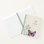Carnet spiral papillon (Intérieur)