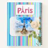 Carnet Spiral Paris France Flore (Dos)