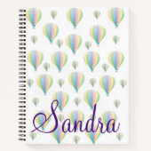 Carnet Spiral Pastel Parachutes (Devant)