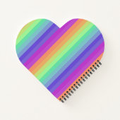 Carnet Spiral Pastel Rainbow Stripe (Dos)