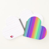 Carnet Spiral Pastel Rainbow Stripe (Intérieur)