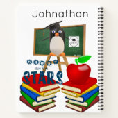 Carnet Spiral Penguin School Pomme (Dos)