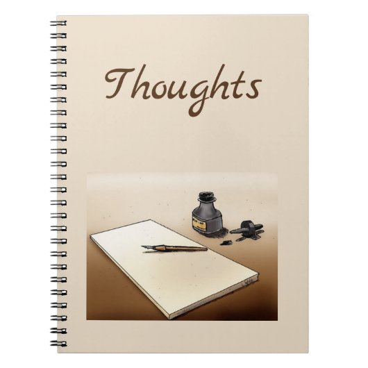 carnet Spiral "Pensées" (Devant)