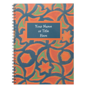Carnet Spiral Personnalisable, Conception Ethnique