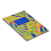 Carnet Spiral Personnalisable, Design Égyptien (Côté Droit)