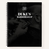 Carnet Spiral Personnalisé Barbershop (Devant)