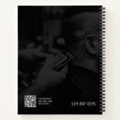 Carnet Spiral Personnalisé Barbershop (Dos)