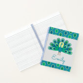 Carnet Spiral Personnalisé Cute Peacock (Intérieur)