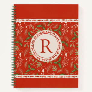 Carnet spiral personnalisé Monogramme