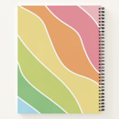 Carnet Spiral Personnalisé Retro Pastel (Dos)