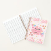 Carnet Spiral Personnalisé Rose Cute (Intérieur)