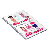 carnet Spiral "Petite Princesse" (Côté Droit)