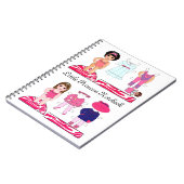 carnet Spiral "Petite Princesse" (Côté gauche)