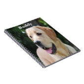 Carnet Spiral Photo Chien Personnalisé (Côté Droit)