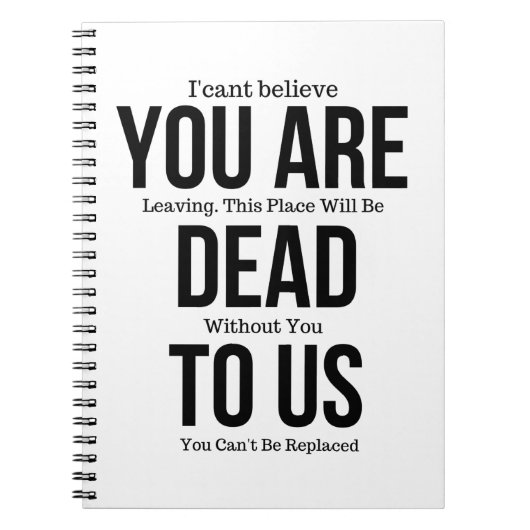 Carnet Spiral Photo Notebook (Devant)