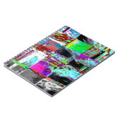 Carnet Spiral Photo Notebook – Abstract Grid (Côté gauche)