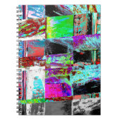 Carnet Spiral Photo Notebook – Abstract Grid (Devant)