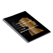 Carnet Spiral Photo Notebook 'Beautiful is your name" (Côté Droit)