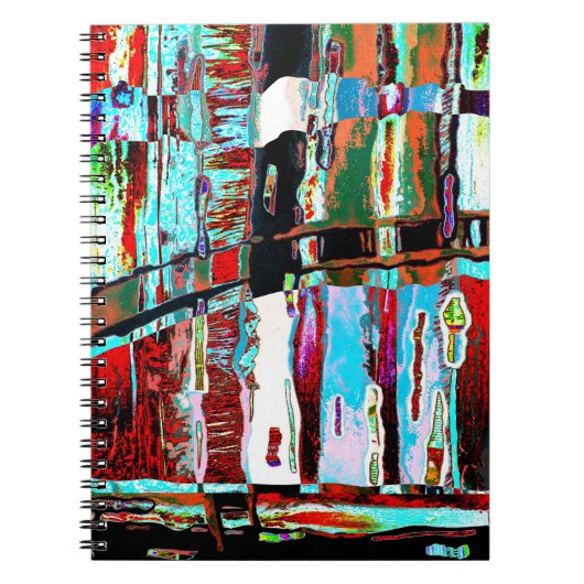 Carnet Spiral Photo Notebook Collapse Reflection Abstract (Devant)