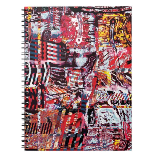 Carnet Spiral Photo Notebook – Fragmented Pulse (Devant)