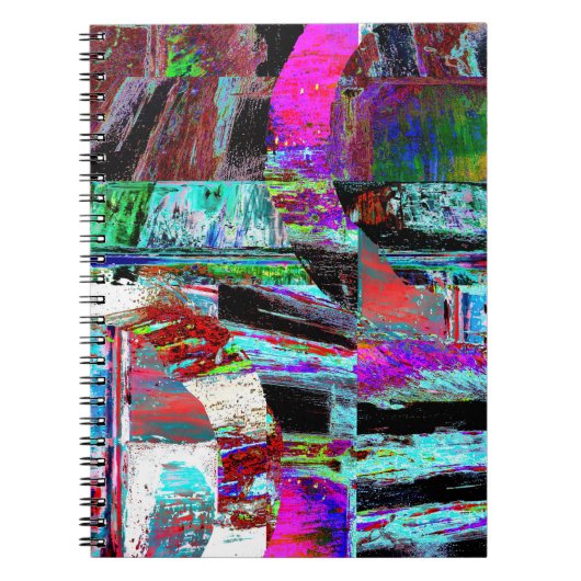 Carnet Spiral Photo Notebook – Neon Pulse (Devant)