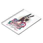 Carnet Spiral Photo Notebook – Victory Peace & Love Pop (Côté gauche)