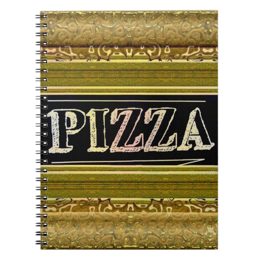 Carnet Spiral Pizza (Devant)